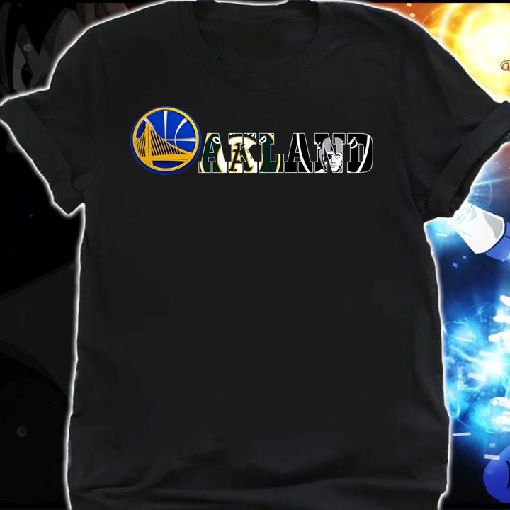 Oakland Golden State Oakland Athletics Warriors Oakland Raiders t-shirt shirt