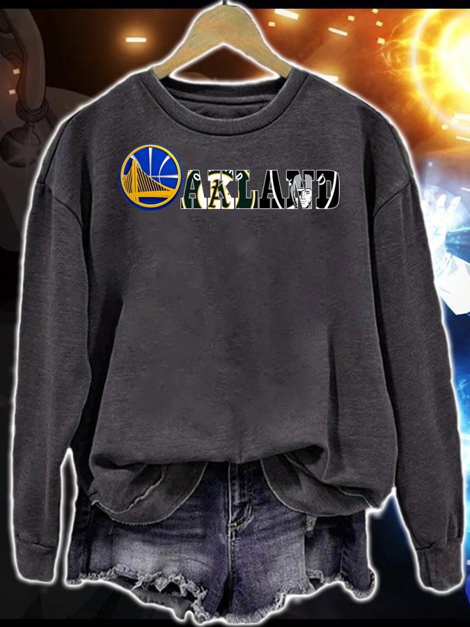 Oakland Golden State Oakland Athletics Warriors Oakland Raiders t-shirt sweatshirt