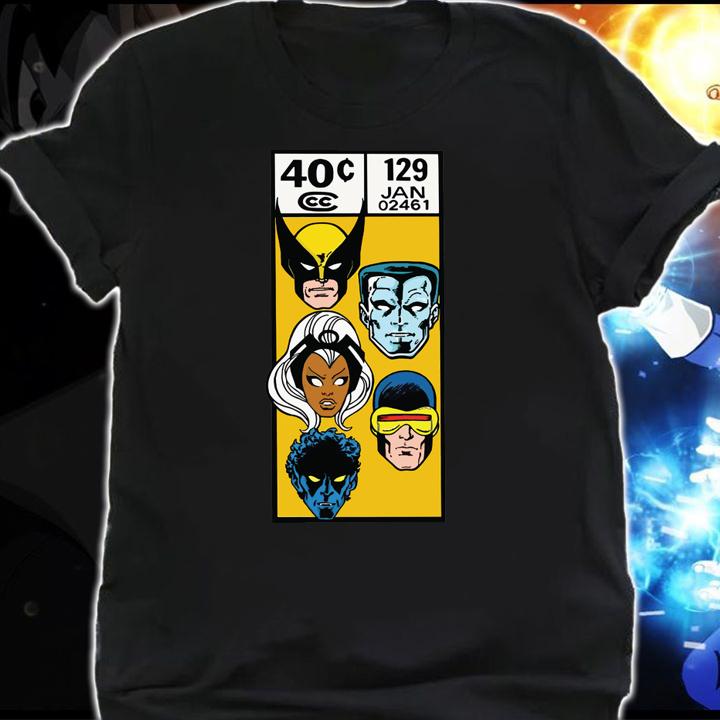 X-men vintage corner art box t-shirt shirt