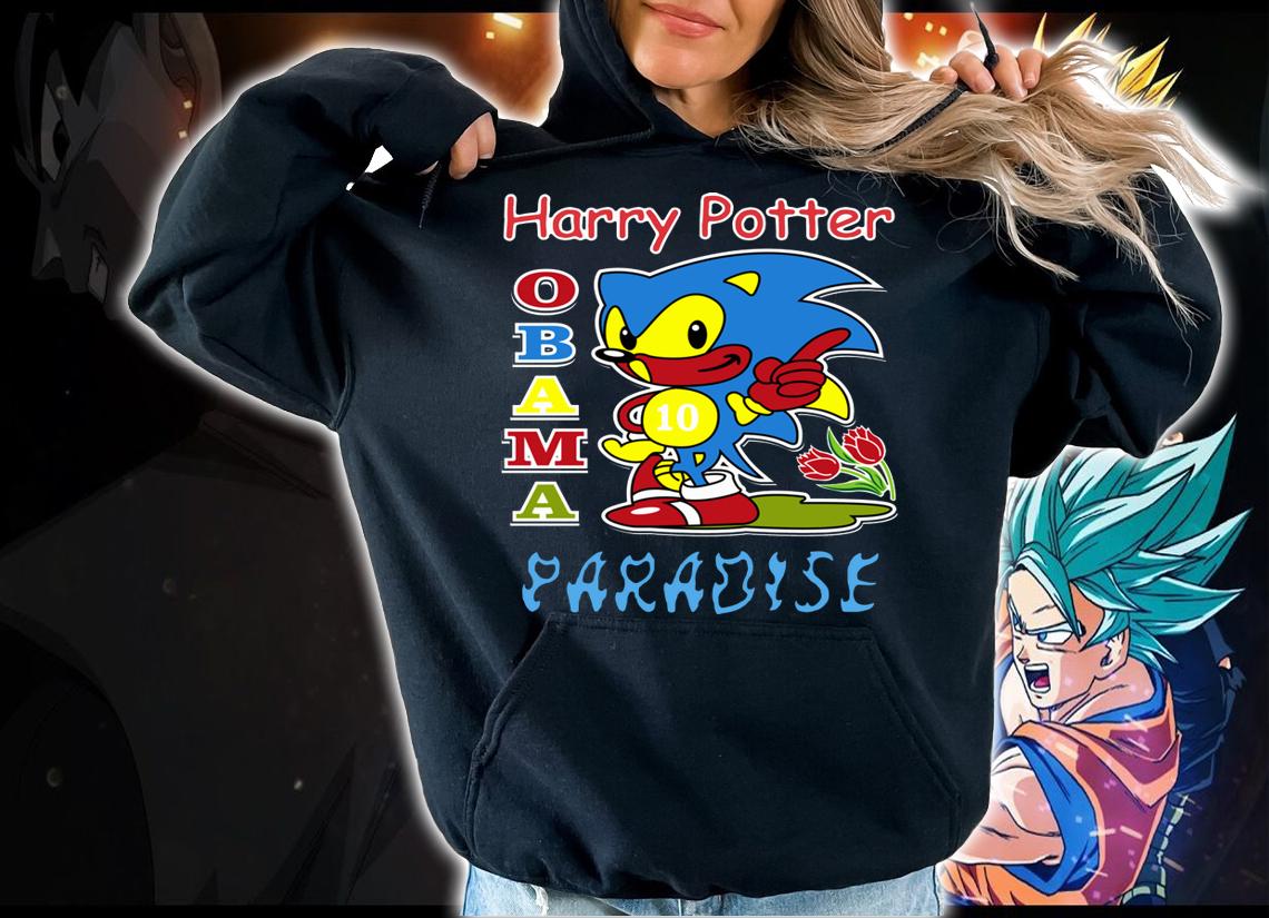 Harry Potter Obama Sonic Paradise Sonic t-shirt hoodie