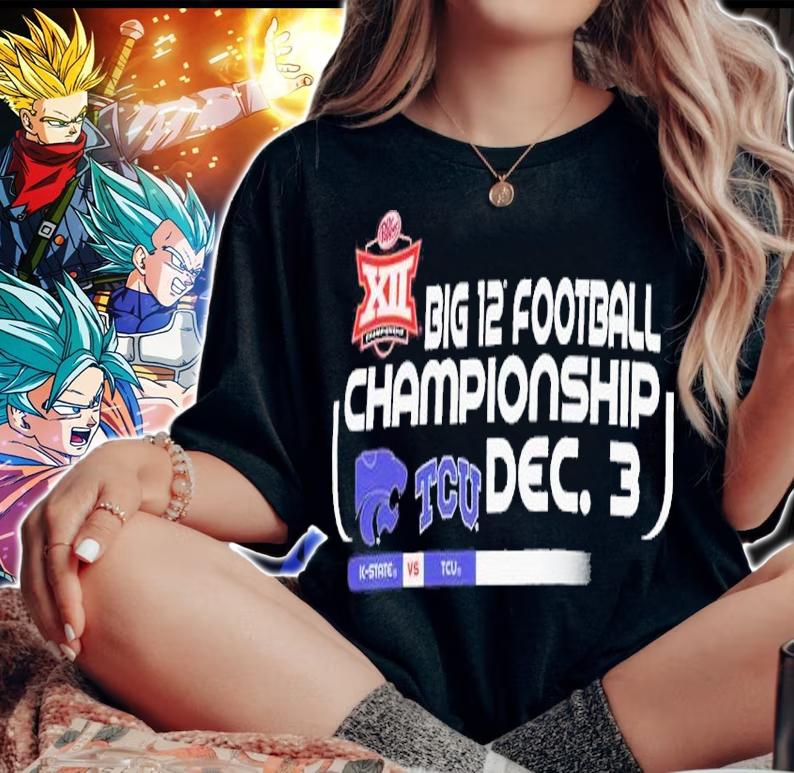 2022 Big 12 Football Championship K-State vs TCU Dec 3 shirt t-shirt woman shirt