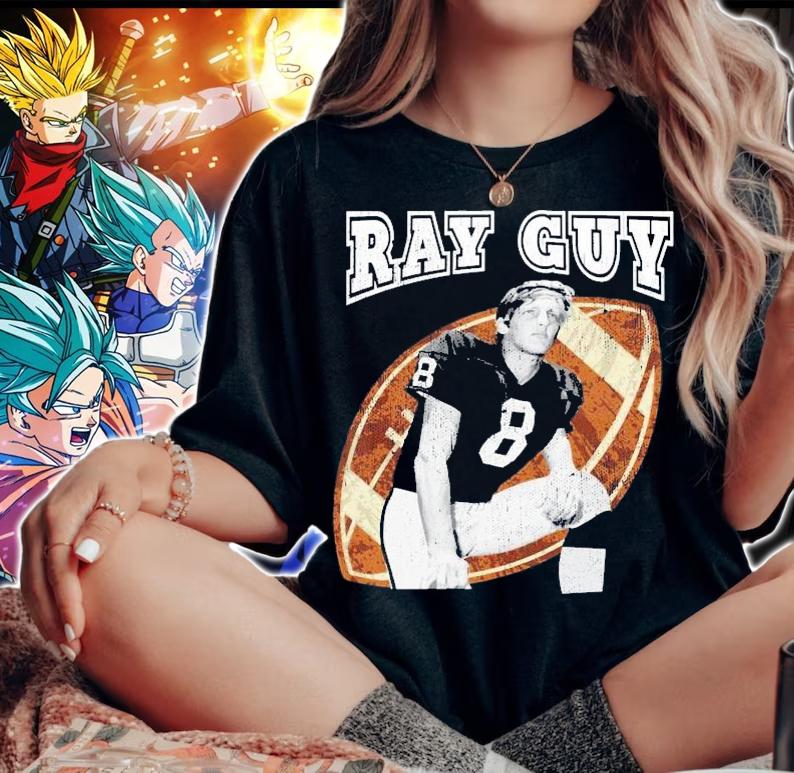 American Football Ray Guy Retro Vintage Shirt t-shirt woman shirt