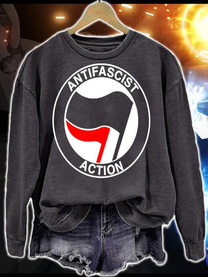 Antifascist Flag Action Shirt t-shirt sweatshirt