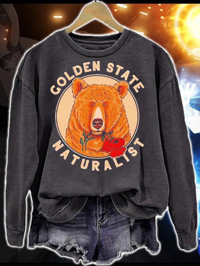 Bear golden state naturalist shirt t-shirt sweatshirt