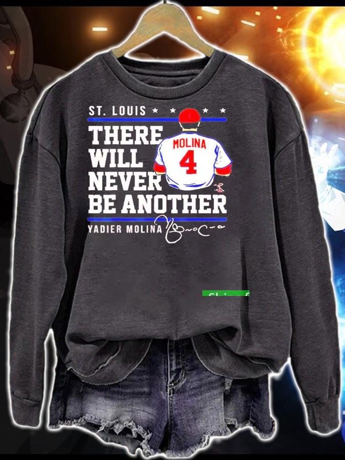 Best yadier Molina There Will Never Be Another Signature 2022 Shirt t-shirt sweatshirt