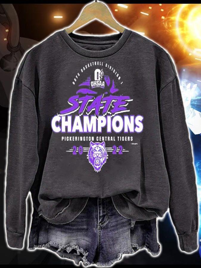 2022 OHSAA Boys Basketball Division I State Champions Pickerington Central Tigers shirt t-shirt sweatshirt