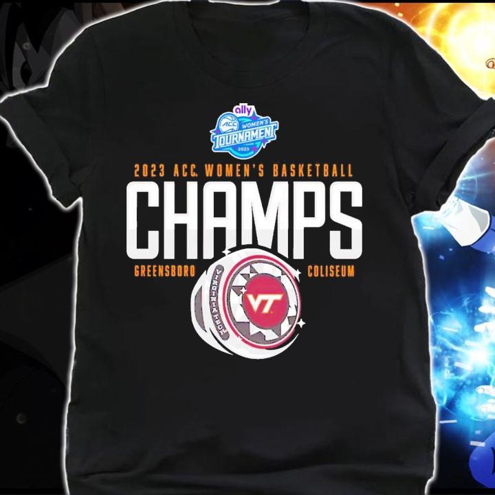 2023 ACC Women's Basketball Conference Tournament Champions Virginia Tech Hokies shirt t-shirt shirt