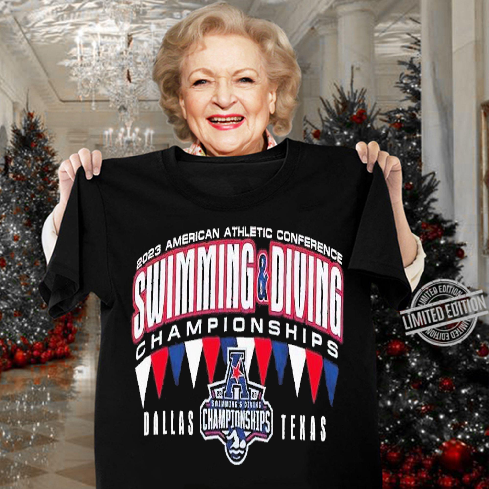 2023 American Athletic Conference swimming and diving Championships Dallas Texas shirt t-shirt woman shirt