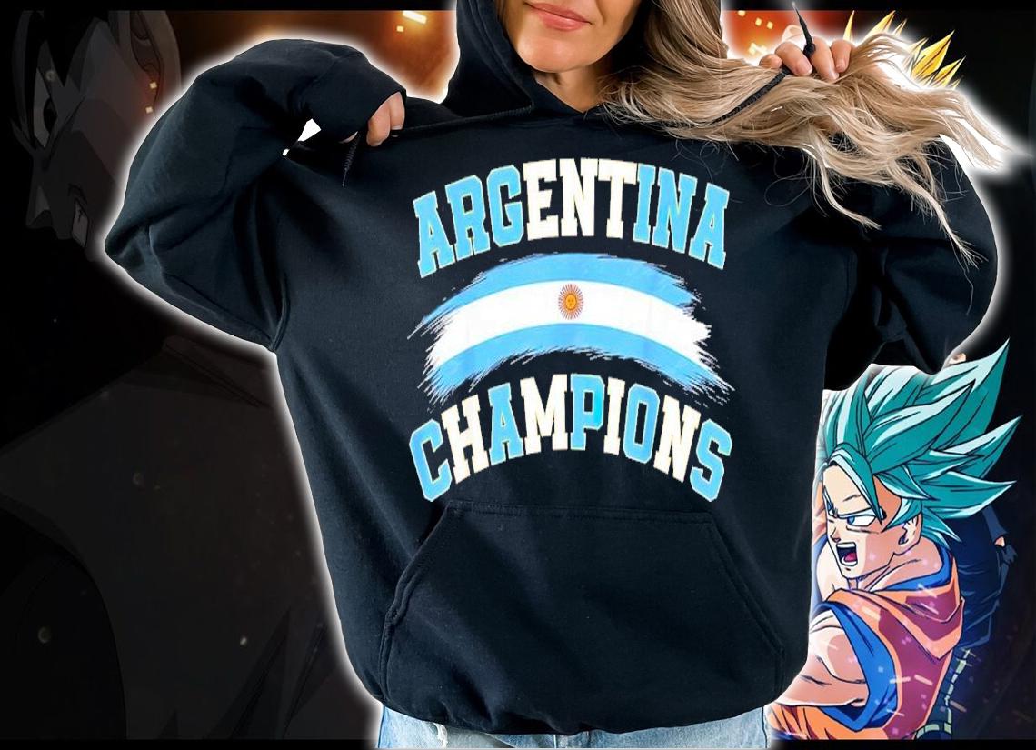 Argentina Champions 2022 flag shirt t-shirt hoodie