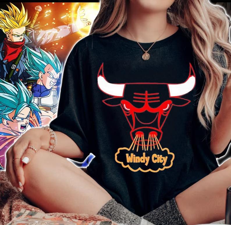 Chicago Bulls windy city shirt t-shirt woman shirt