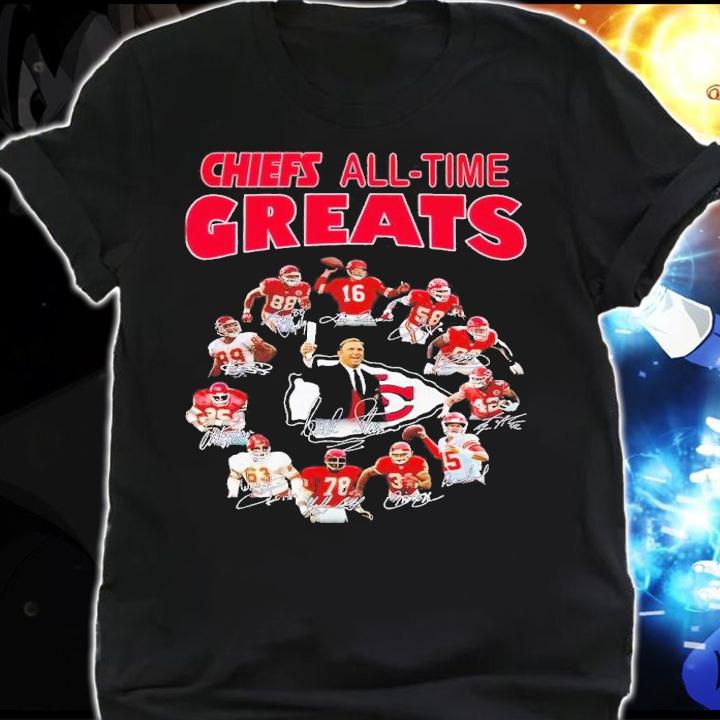Chiefs all time greats signatures shirt t-shirt shirt