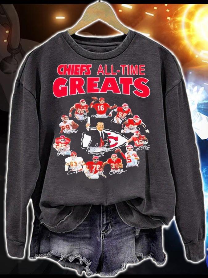 Chiefs all time greats signatures shirt t-shirt sweatshirt