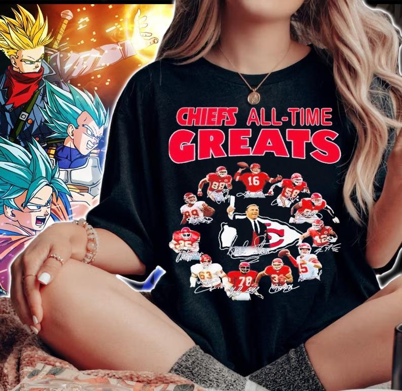 Chiefs all time greats signatures shirt t-shirt woman shirt