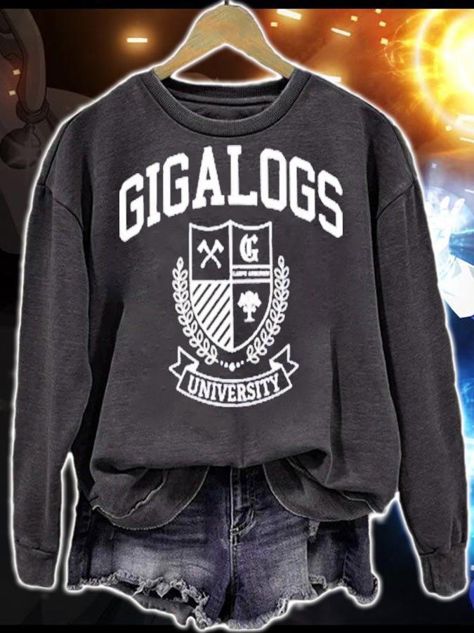 Gigalogs University Logo shirt t-shirt sweatshirt