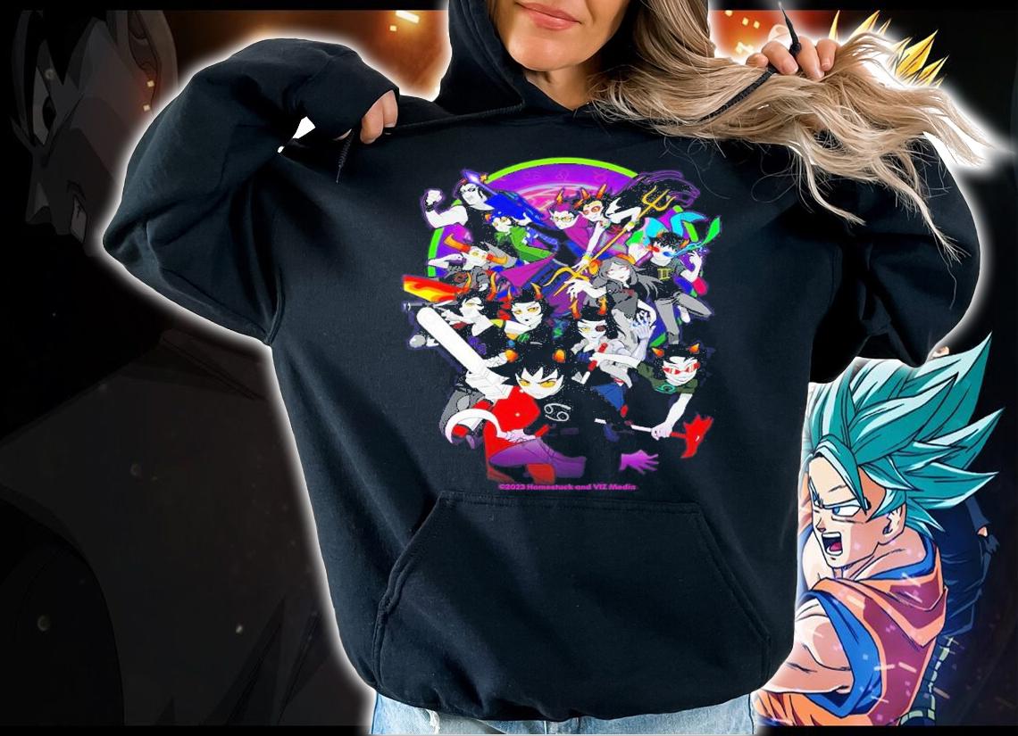 Homestuck Trolls Anime characters t-shirt hoodie