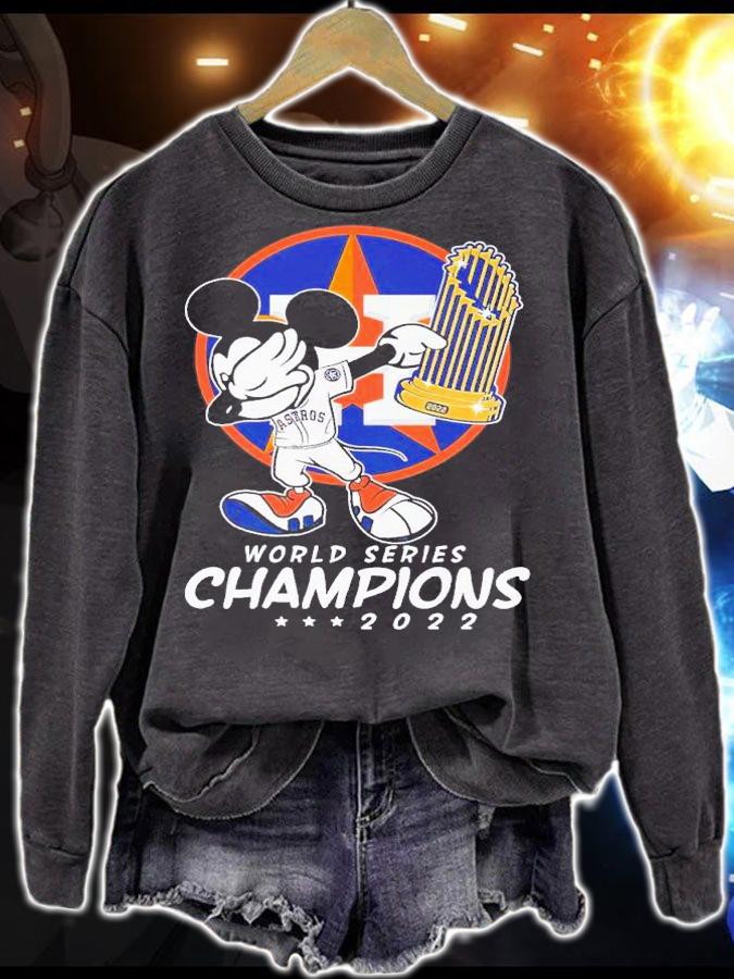 Houston Astros Mickey dabbing World Series Champions 2022 shirt t-shirt sweatshirt