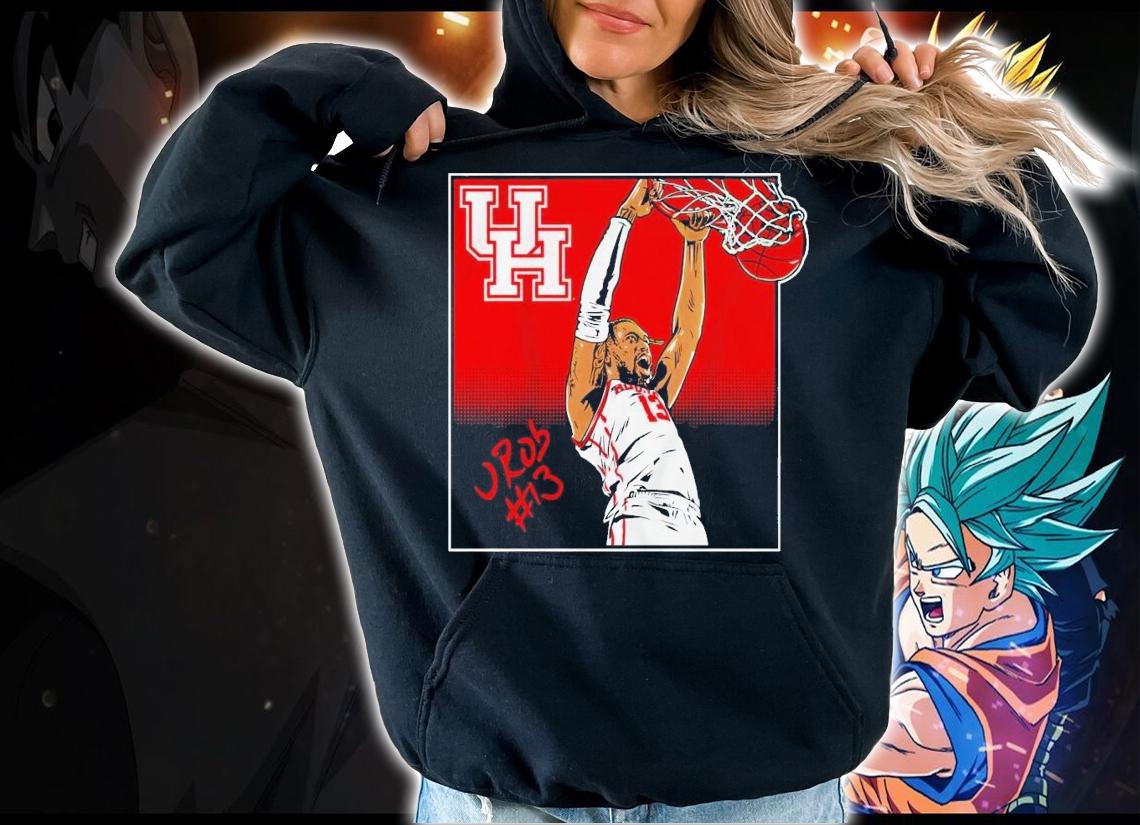 Houston Cougars J'wan Roberts dunk signature slam shirt t-shirt hoodie