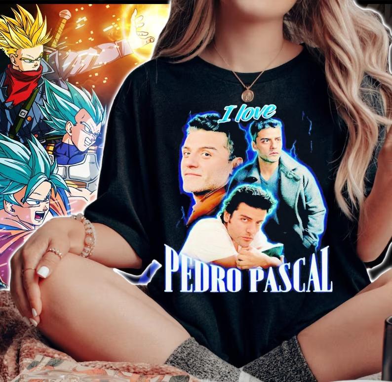 I love Pedro Pascal portrait shirt t-shirt woman shirt