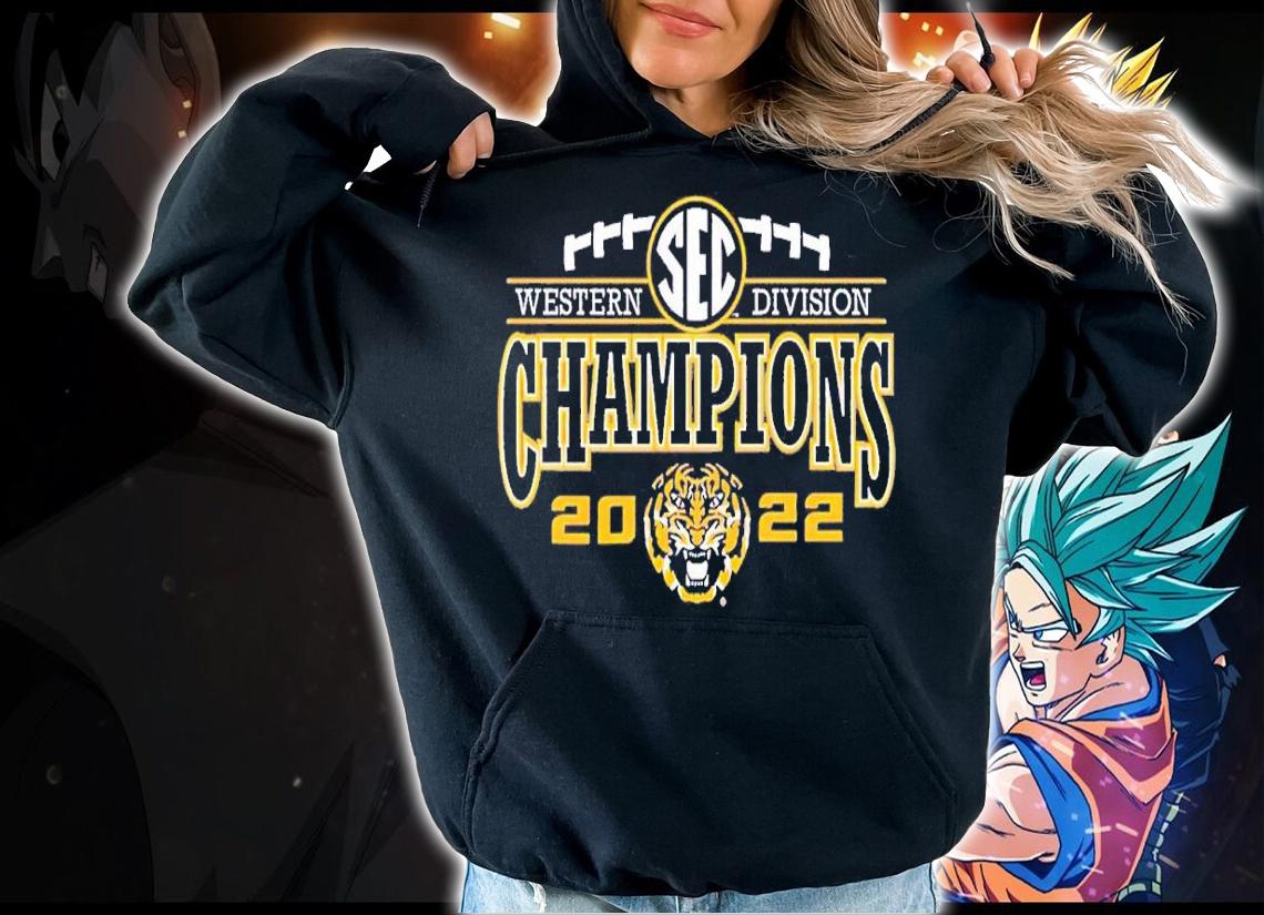 LSU Tigers 2022 SEC Western Division Champions shirt t-shirt hoodie