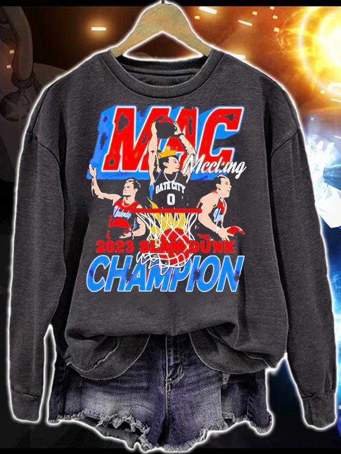 Mac Mcclung 2023 Slam Dunk Champion shirt t-shirt sweatshirt