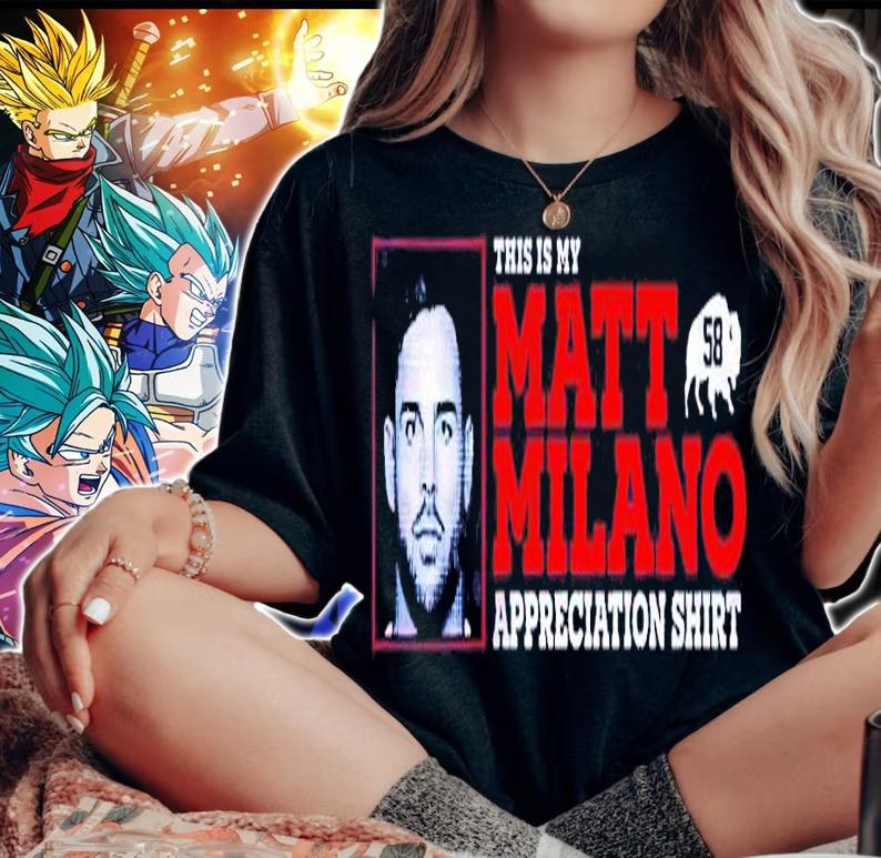 Matt Milano Appreciation Buffalo Bills shirt t-shirt woman shirt