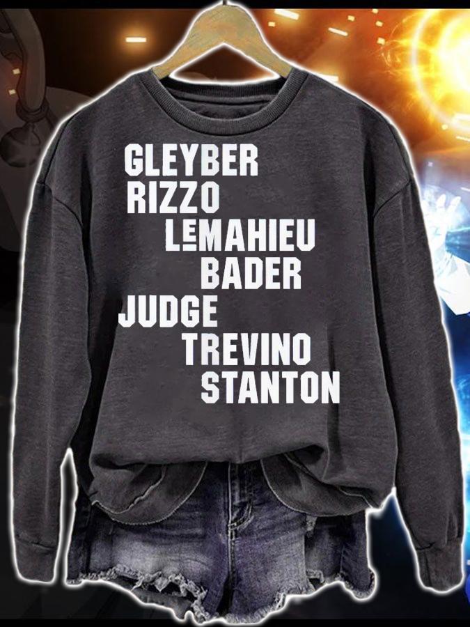 New York Yankees Bombers Names shirt t-shirt sweatshirt
