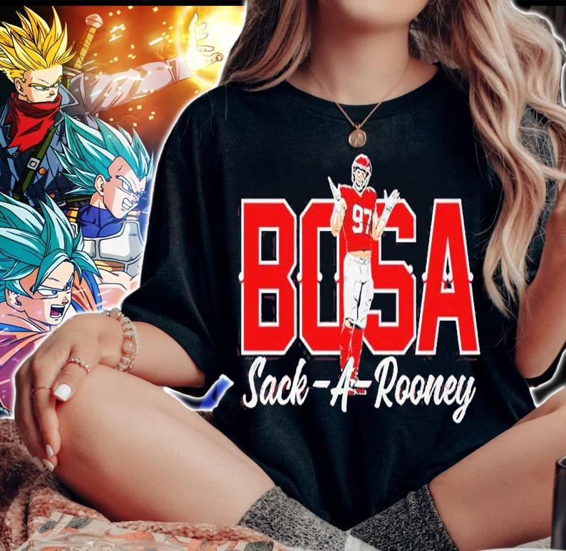 Nick Bosa Sack-A-Rooney Shirt t-shirt woman shirt