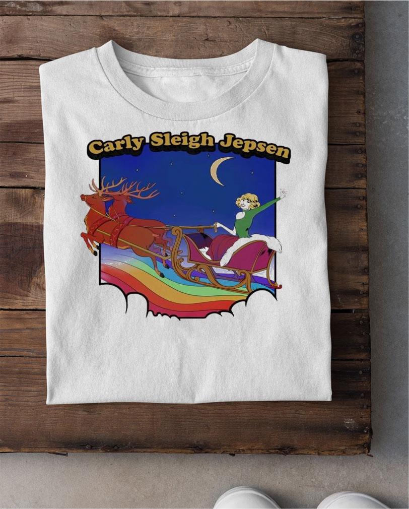 Carly Sleigh Jepsen Christmas T-Shirt t-shirt shirt