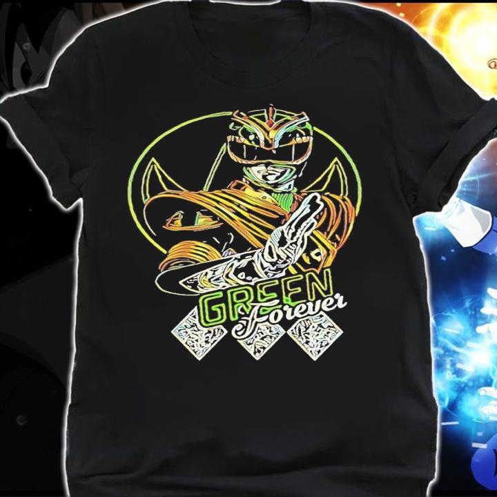 Mighty Morphin Power Rangers Green Forever shirt t-shirt shirt