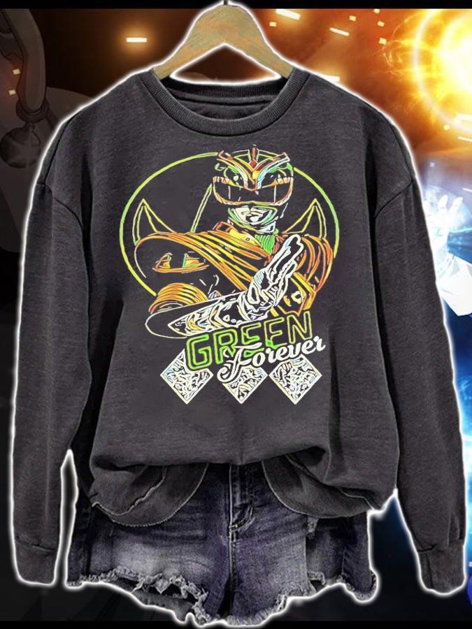 Mighty Morphin Power Rangers Green Forever shirt t-shirt sweatshirt