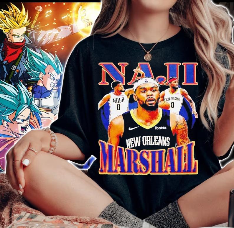 Naji Marshall graphic shirt t-shirt woman shirt