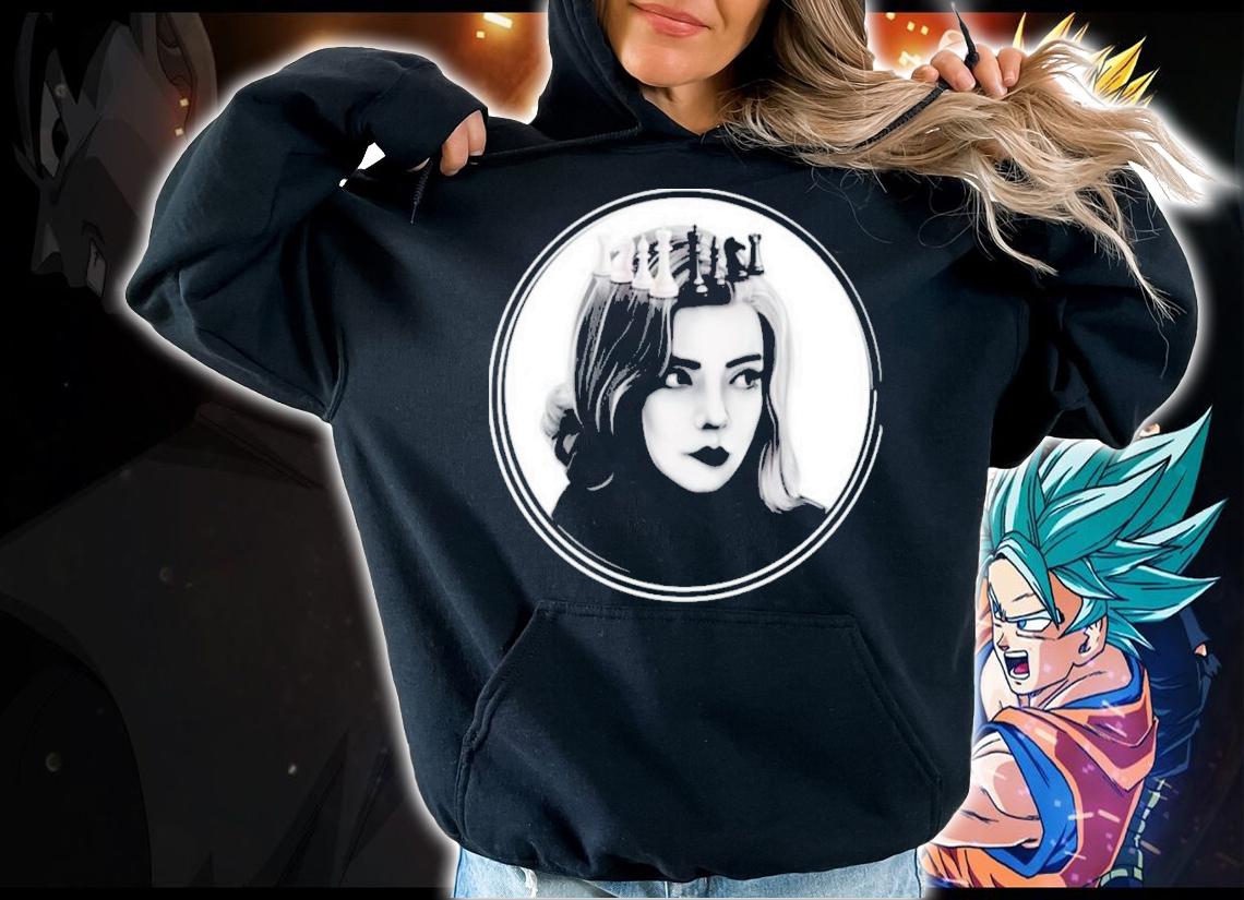 Beth Harmon The Queen's Gambit With Crown T-Shirt t-shirt hoodie