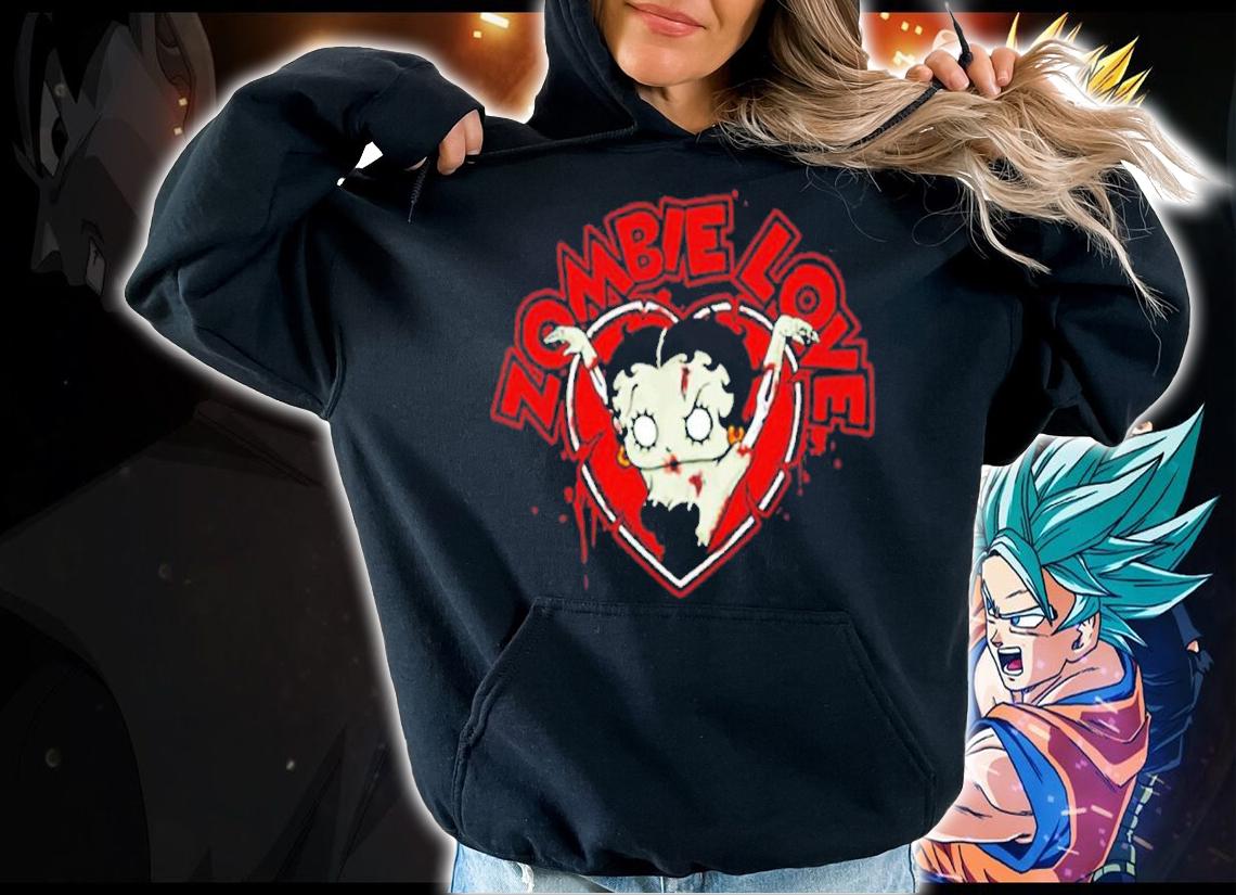 Betty Boop Zombie Love shirt t-shirt hoodie