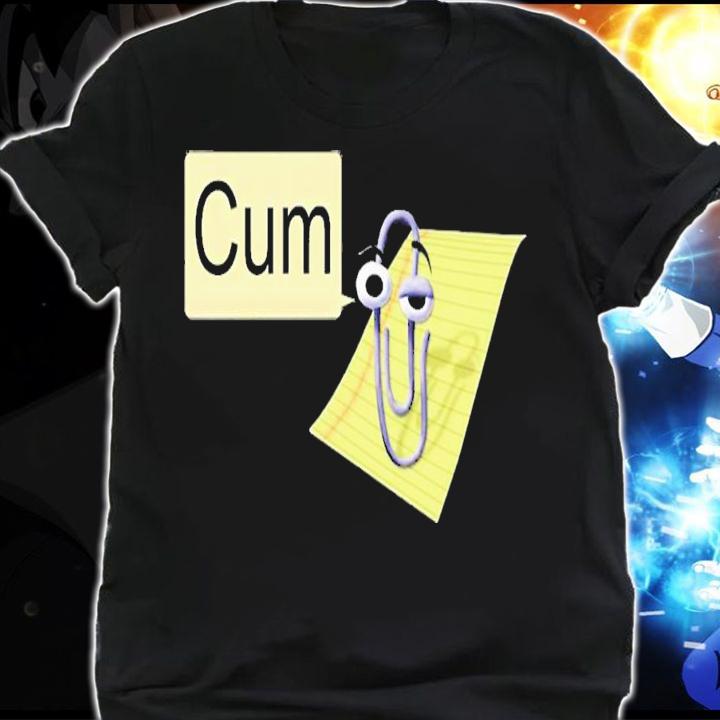 Clippy Cum Funny T-Shirt t-shirt shirt