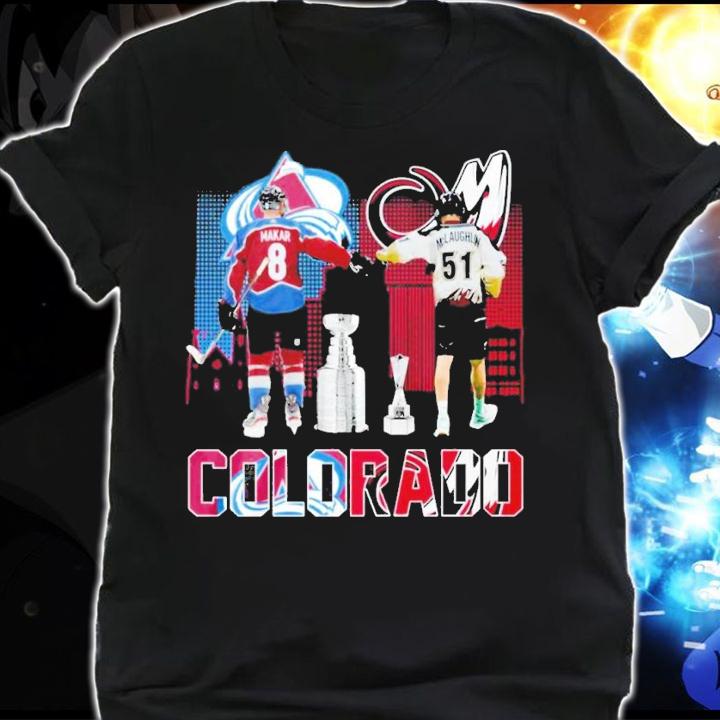 Colorado Cale Makar Eli McLaughlin shirt t-shirt shirt