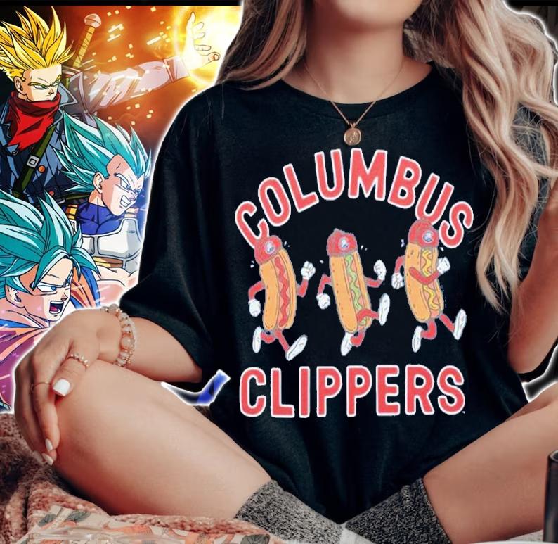 Columbus Clippers Hot Dogs shirt t-shirt woman shirt