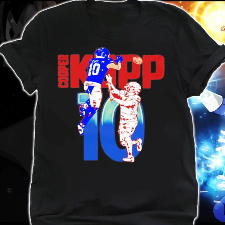 Cooper Kupp #10 NFL Football Team LA Rams T-Shirt t-shirt shirt