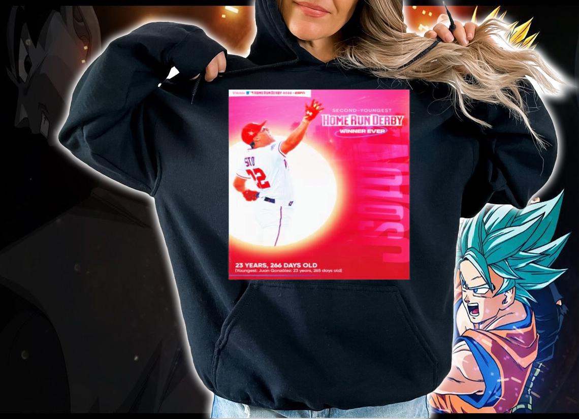 Juan Soto Second-Youngest Home Run Derby Winner Ever 2022 Shirt t-shirt hoodie