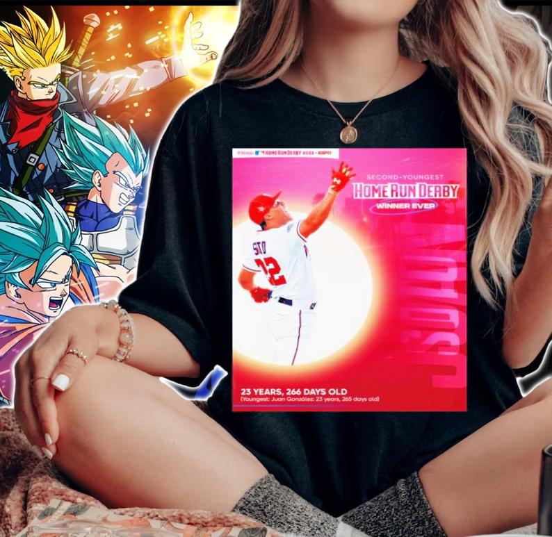 Juan Soto Second-Youngest Home Run Derby Winner Ever 2022 Shirt t-shirt woman shirt