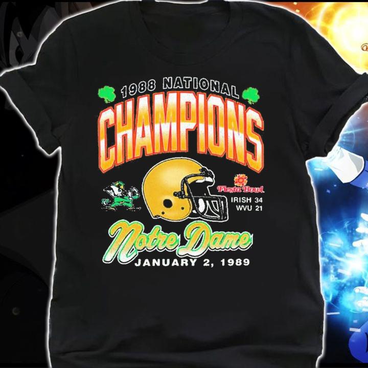 Notre Dame Fighting Irish 1988 National Champs Rocker '47 Vintage shirt t-shirt shirt