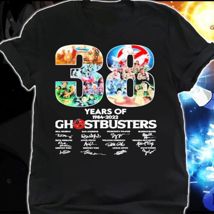 38 Years Of Ghostbusters 1984-2022 Signatures Shirt t-shirt shirt