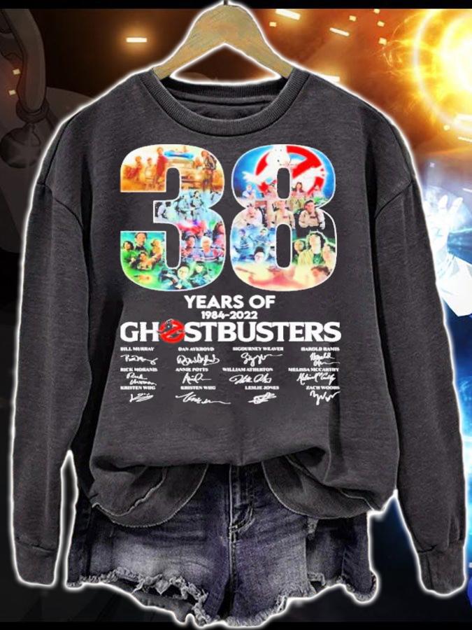 38 Years Of Ghostbusters 1984-2022 Signatures Shirt t-shirt sweatshirt