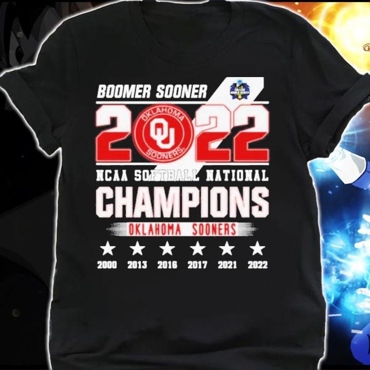 6-Time Boomer Sooner 2022 NCAA Softball National Champions Oklahoma Sooners Shirt t-shirt shirt