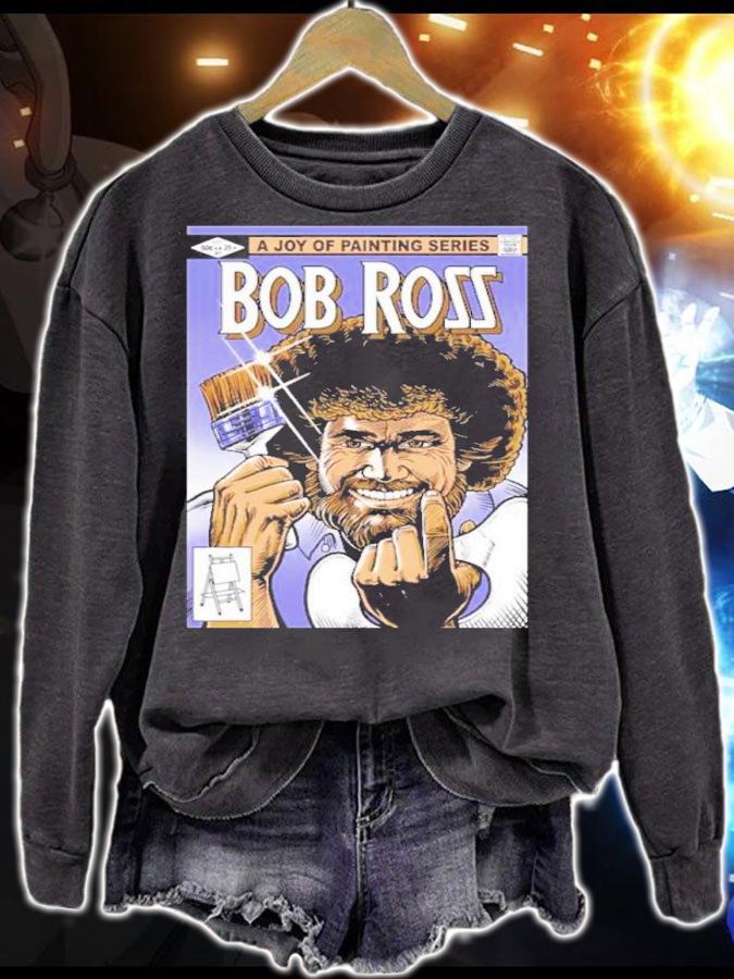 A Joy Of Painting Series Bob Ross Happy Painter Shirt t-shirt sweatshirt