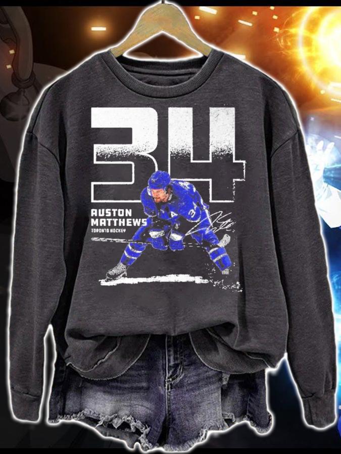 Auston Matthews Toronto Outline Signatures Shirt t-shirt sweatshirt