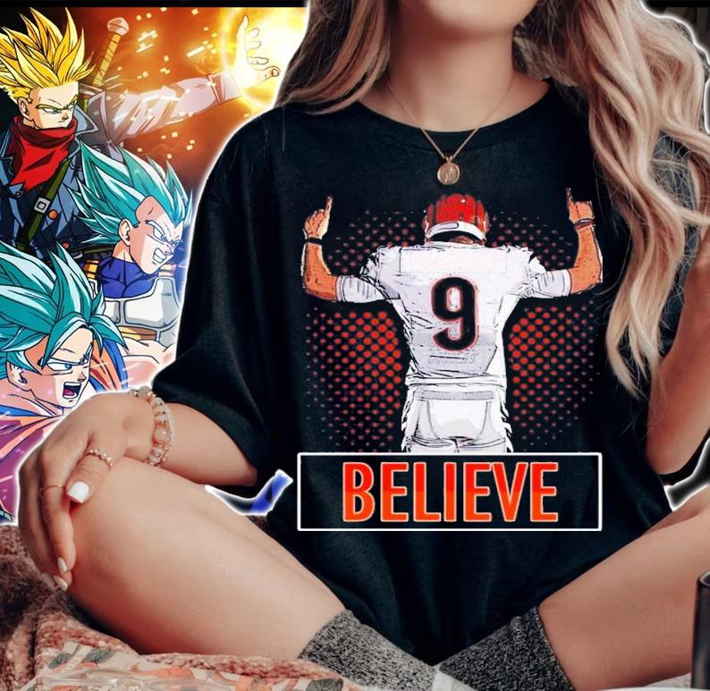 Believe Joe Burrow Graphic T-Shirt t-shirt woman shirt