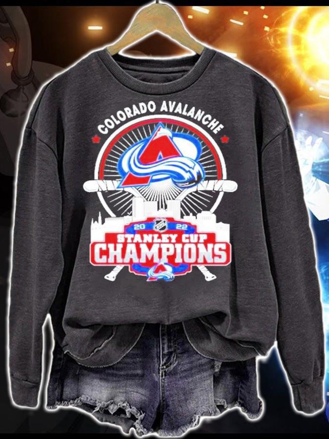 Colorado Avalanche 2022 NHL Stanley Cup Champions T-Shirt t-shirt sweatshirt