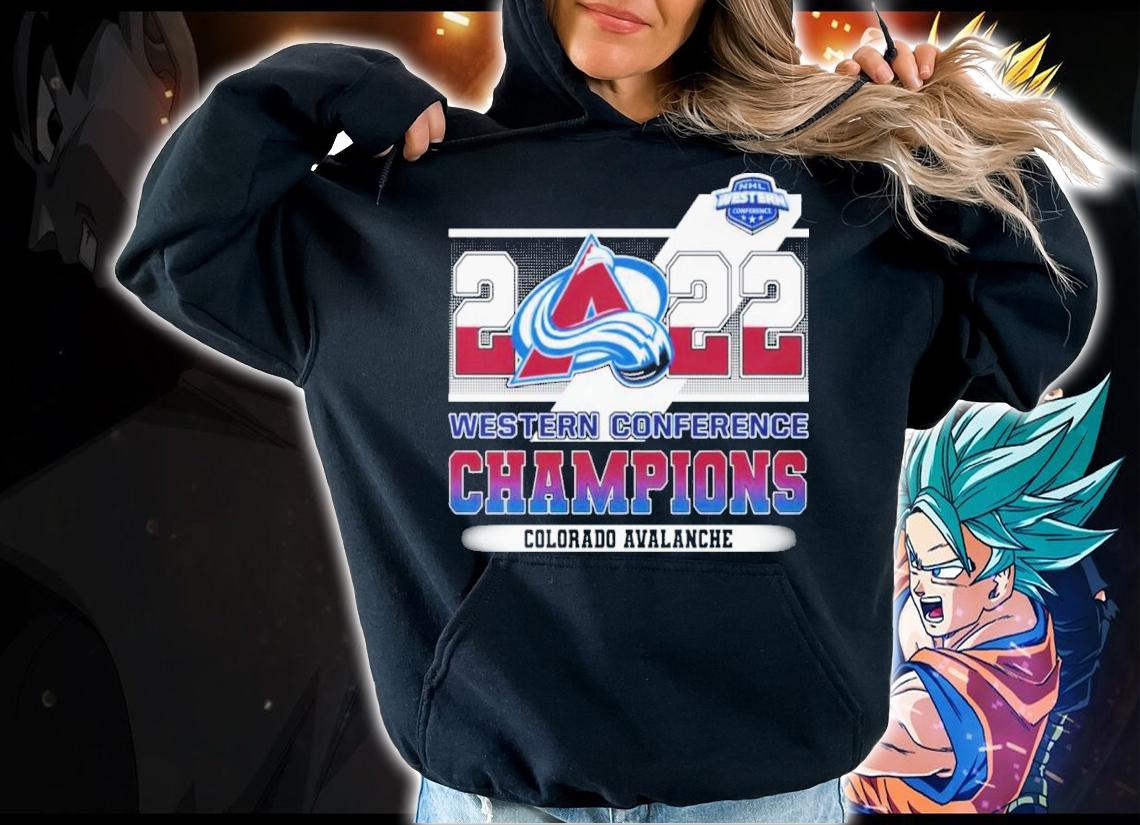 Colorado Avalanche 2022 Western Conference Champions T-Shirt t-shirt hoodie
