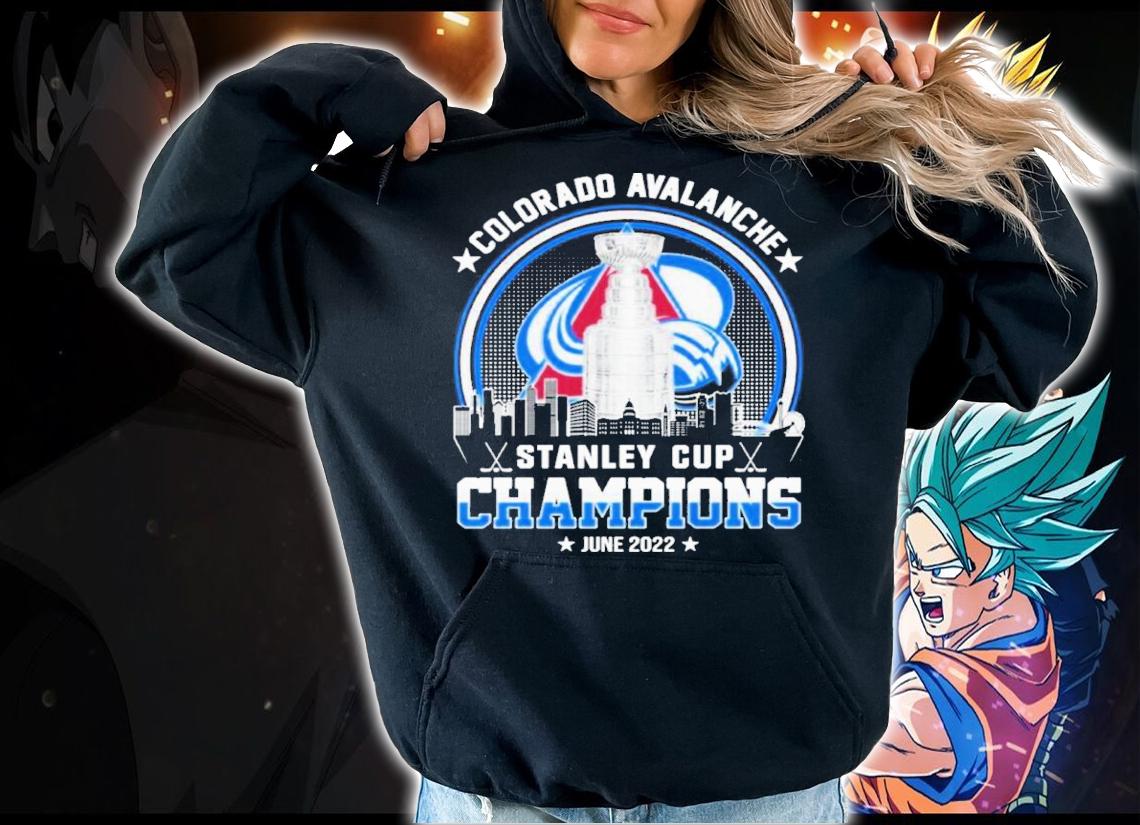 Colorado Avalanche Skyline Stanley Cup Champions June 2022 Shirt t-shirt hoodie