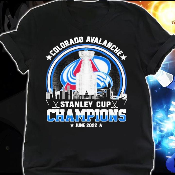 Colorado Avalanche Skyline Stanley Cup Champions June 2022 Shirt t-shirt shirt